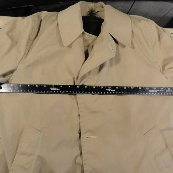 sz42 USMC MARINE CORP MENS ALL WEATHER TRENCH OVERCOAT COAT & LINER LD 2478